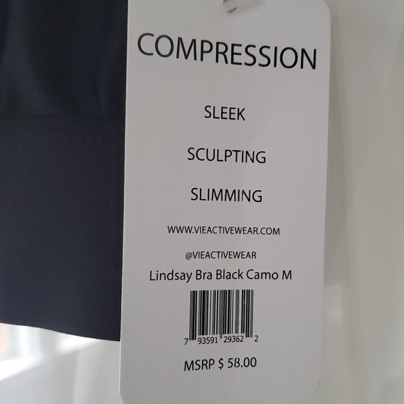 Vie Active Black Camo Bra - Picture 4 of 4